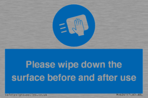 Please wipe down the surface before and after use